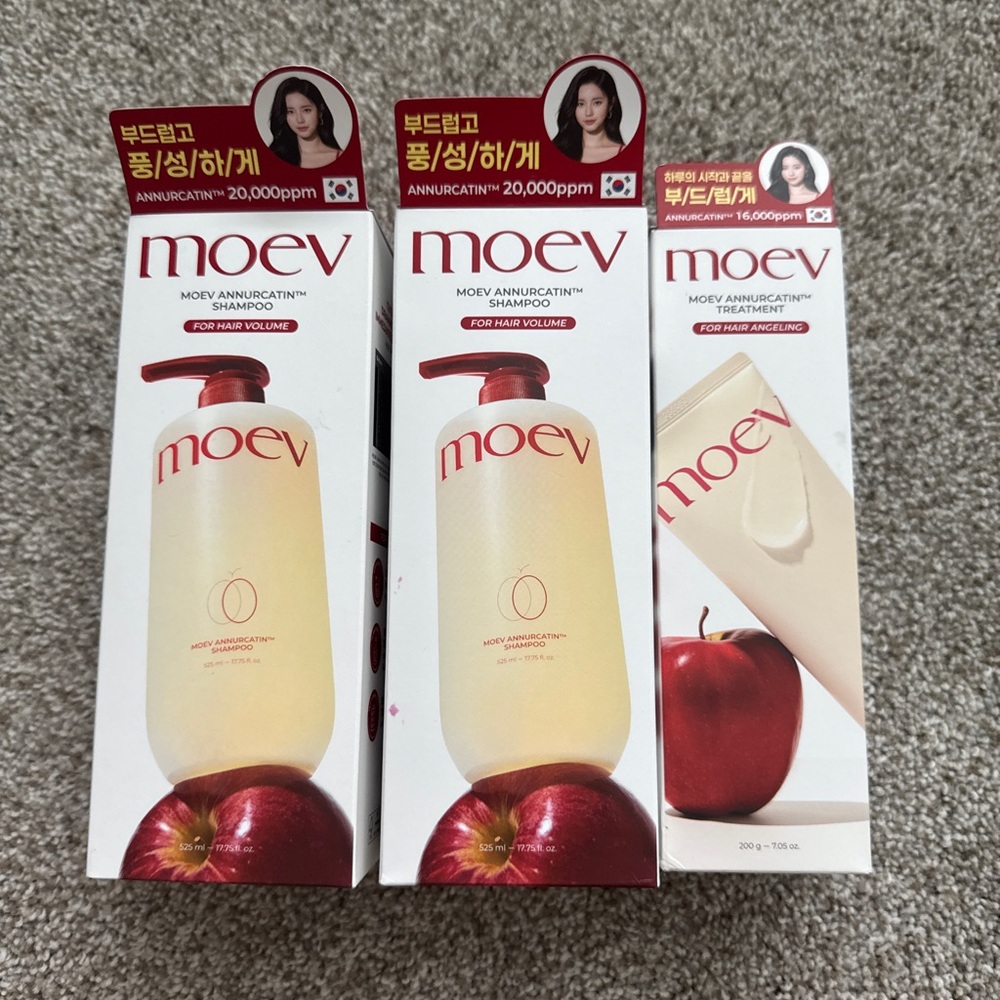 MOEV shampoo 525ml & treatment 200ml